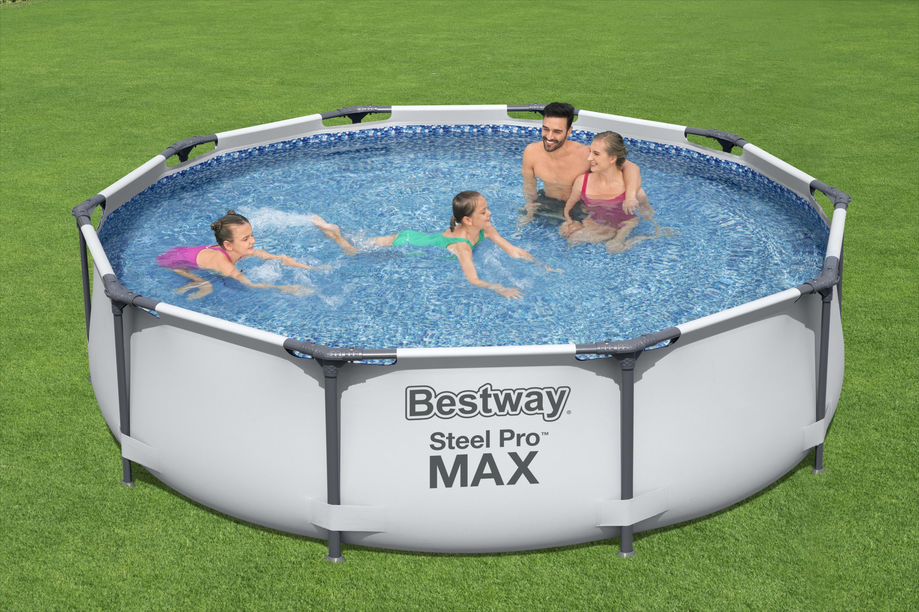 Piscina Redonda Con Estructura Metalica 4 678 Litros Steel Pro Max Bestway