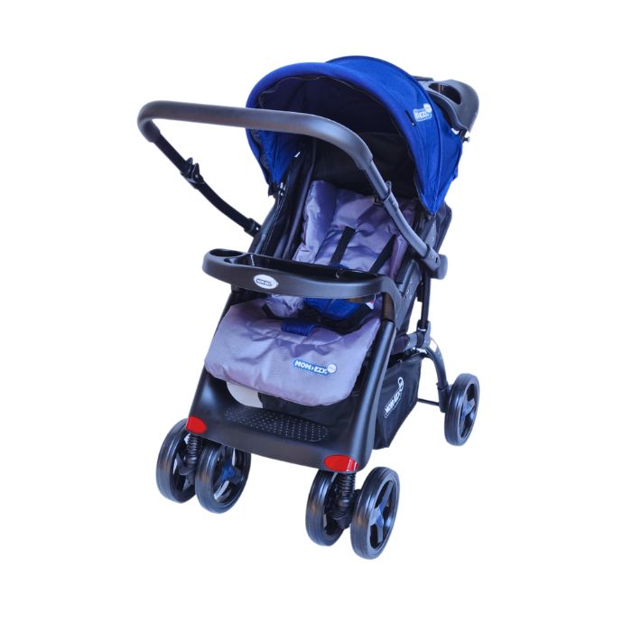 Carrito para Bebé MomEzy con Baby Seat Azul Hasta 15 Kg
