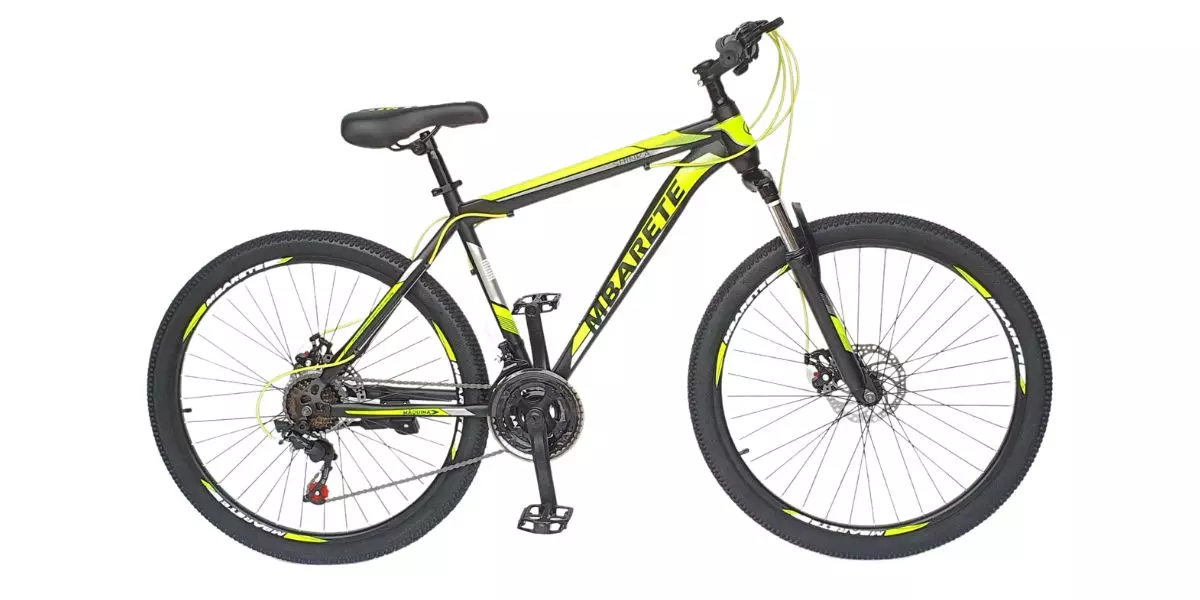 Bicicleta Aro 26 Mbarete Shinka Amarillo 21 Velocidades