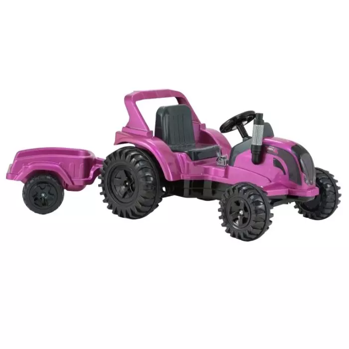 Tractor rosa online juguete